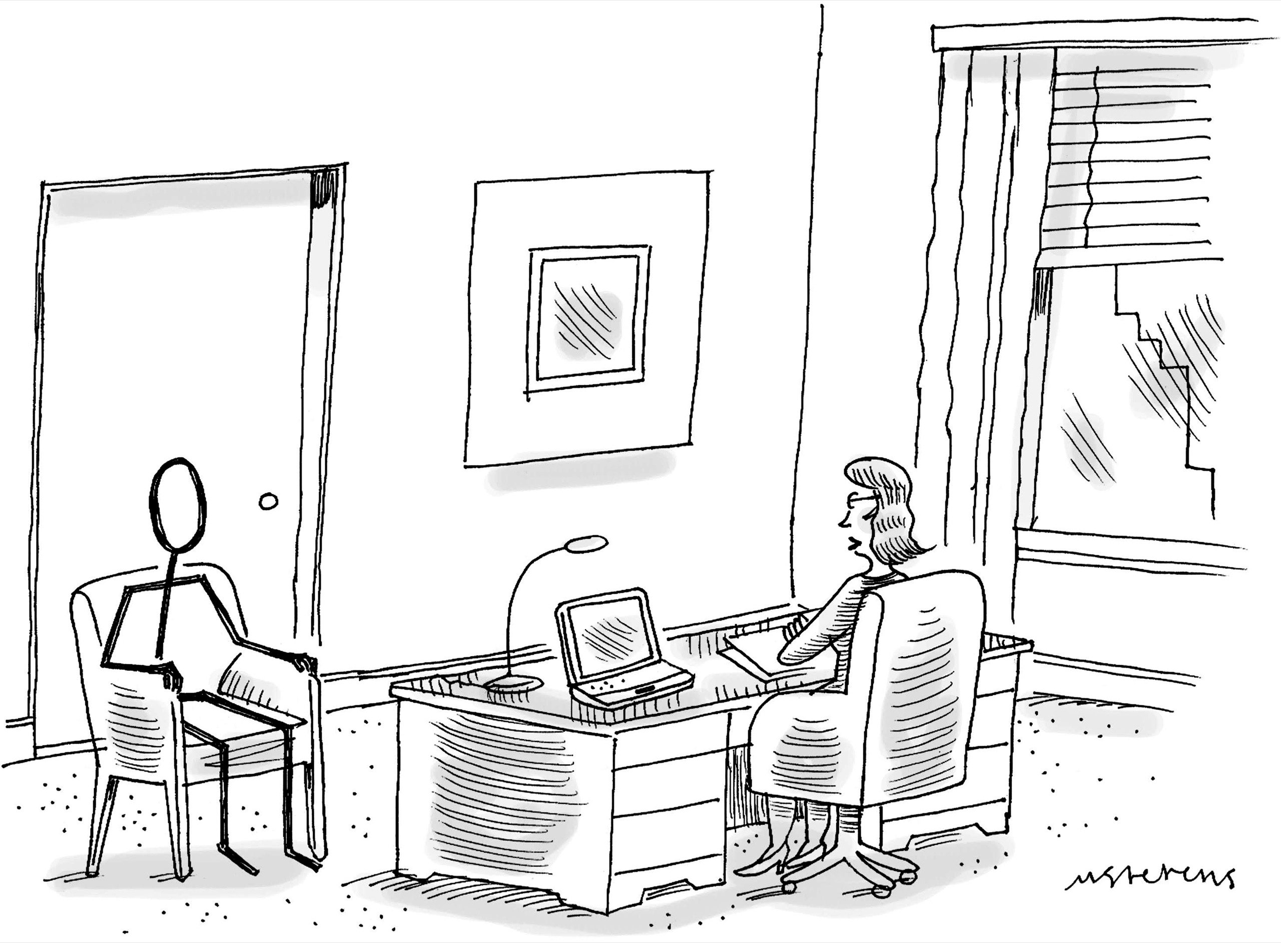 job interview cartoon new yorker